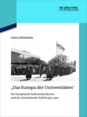 cover image of "Das Europa der Universitäten"